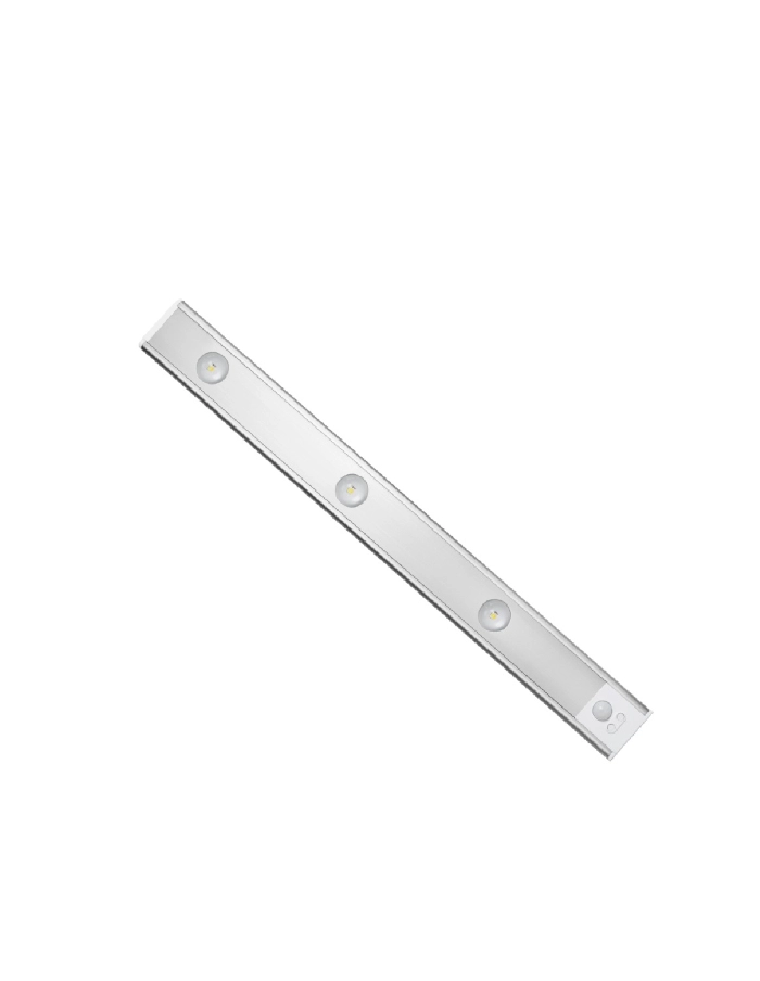 Liston LED 1,2W 3 luces 40cm recargable c/sensor de movimiento JA
